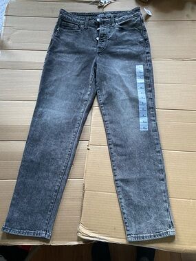 Old Navy Washed Black Straight-Leg Jeans